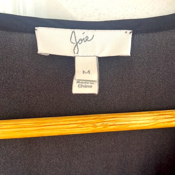 Joie Black Pattern Silk Floral - Picture 3 of 4